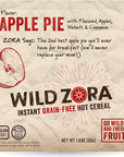 Wild Zora Instant Grain-Free Hot Cereal - Tasty Paleo Friendly Cereals, Instant Hot Meal, Breakfast to Go, Oatmeal Substitute, No Added Sugar, Grain, Dairy, or Soy, Gluten Free, 5-Pack Variety