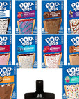 Pop Tarts Frosted Toaster Pastries Ultimate Variety Pack  10 Pack  8 Pastries Per Box 80 Total  In Mighty Merchandise box