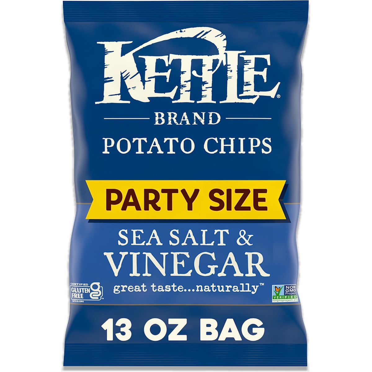 Kettle Brand Potato Chips Sea Salt  Vinegar Kettle Chips 13 Oz