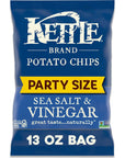 Kettle Brand Potato Chips Sea Salt  Vinegar Kettle Chips 13 Oz