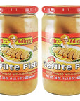 Mrs Adlers Regular Gefilte Fish 24oz No Artificial Colors Flavors or Preservatives Kosher for Passover