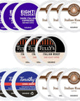 Italian Coffee Lovers KCup Variety Pack 15ct  5 Different Italy Inspired Flavors 3ea of Your Favorite Blends Green Mountain Tulleys Barista Prima  More Compatible with Keurig Brew Machines