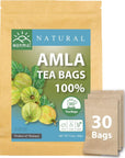 WANMAI29 Amla Tea Bags 30Count Natural Sugar Free Drink Supports Vegan and Ketogenic Diets No Caffeine or Harsh Additives 100 Real Herb in Kraft Steeping Bag