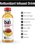 Bai Flavored Water Malawi Mango Antioxidant Infused Drinks 18 Fluid Ounce Bottle Pack of 12