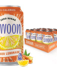 Swoon Ginger Lemonade - Sugar Free Lemonade - 12 fl oz (Pack of 12)