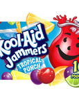 KoolAid Jammers Tropical Punch Flavored Kids 0 Juice Drink 10 ct Box 6 fl oz Pouches