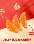 Orange Slices Jelly Candy  22Pound Bag