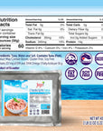 Jego Chunk Light Tuna in Water  Wild Natural Catch Tuna  Keto  Low Carb  Gluten Free  Soy Free  Ready to eat  43 oz Pouch