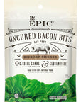 EPIC Hickory Smoked Uncured Bacon Bits Keto Friendly Whole30 3oz