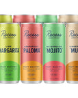 Recess Zero Proof Sampler, Craft Mocktails - 12 pack sampler has 3 of each flavor