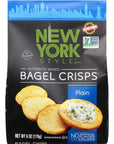 New York Style Bagel Crisps, Plain, 6 Ounce