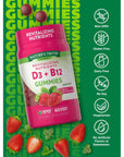 Nature's Truth Vitamin D3 and B12 Gummies | 60 Count | Vegetarian, Non-GMO & Gluten Free Supplement | Natural Strawberry Flavor