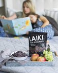 LAIKI Gluten Free Rice Crackers Black Rice Resealable 353 Ounce Bag