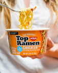 Nissin Top Ramen Bowl Ramen Noodle Soup Chicken 342 Ounce Pack of 6