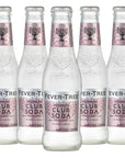 Fever Tree Premium Club Soda  Premium Quality Mixer  Soda  Refreshing Beverage for Cocktails  Mocktails 200ml Cans Pack of 5