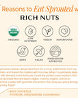 Rich Nuts Cinnamon Walnut Crunch Gourmet Sprouted Walnuts  Vegan Organic Paleo Keto  Cinnamon Maple Syrup Maca  Sea Salt  NonRoasted Dehyrdated Germinated Raw  Whole  4 Oz Bag 2 Pack