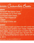 Romanoff Caviar Red Salmon 2 Ounce Jar