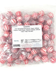 Yankee Traders Hard Candy Balls Peppermint Striped 2 Pound