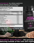 Livingood Daily Detox Pills - 90 Capsules per Bottle