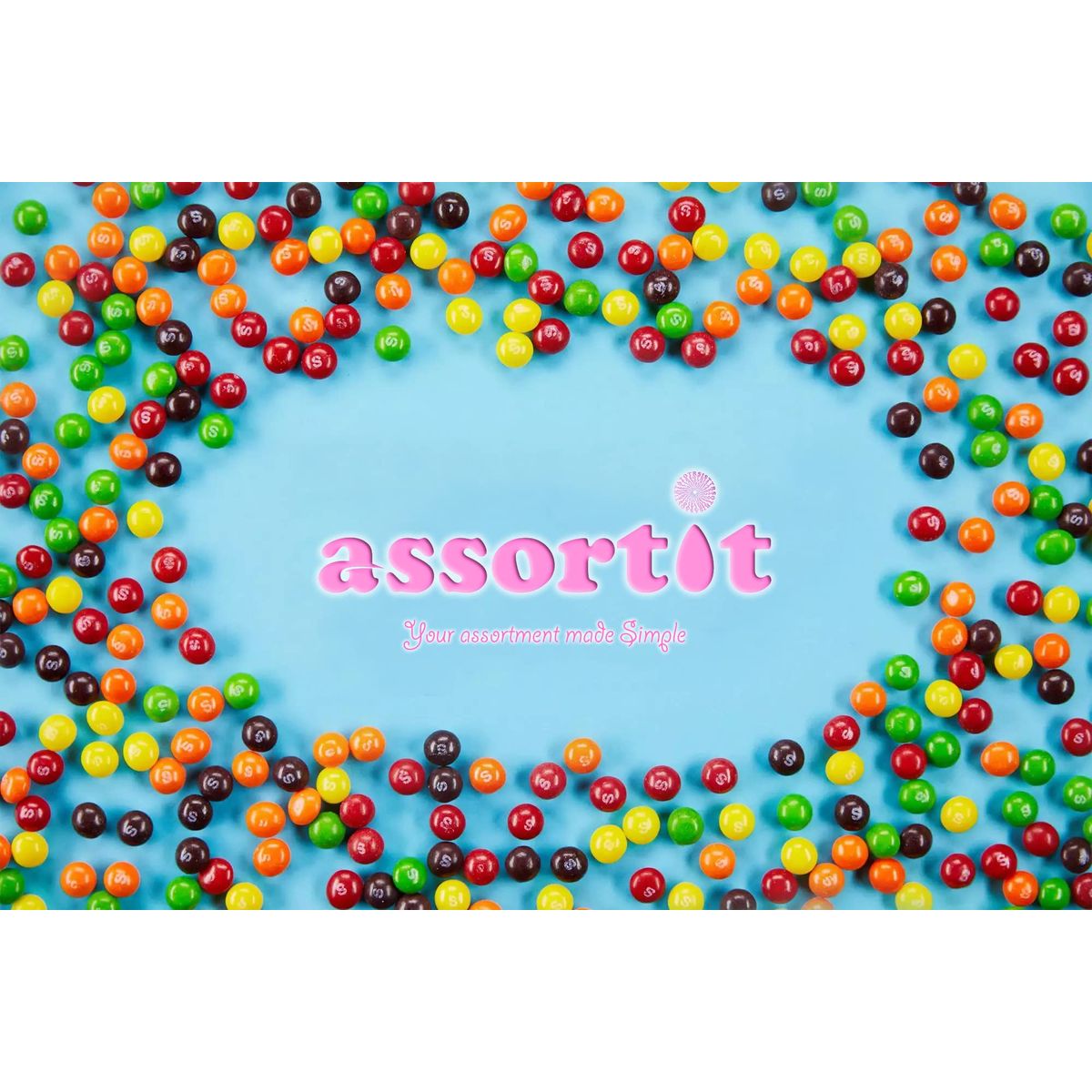 ASSORTIT X Skittles Collab Wild Berry  Original Flavor Variety Candy Coated Fruit Chew Individually Wrapped Bulk Party Assortment 25 Bite Size Mini Packs In Resealable Bag 1Lb 16 Oz