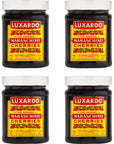 Luxardo The Original Maraschino Cherries  Gourmet Italian Cocktail Maraschino Cherries  for Old Fashioned Manhattan and Desserts  Approximately 65 Cherries Per 400G Jar Pack of 4