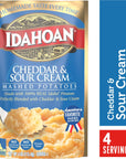 Idahoan Cheddar  Sour Cream Mashed Potatoes 4 oz Pack of 12