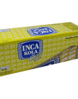 Inca Kola Golden Carbonated Beverage Soda  la kola dorada  12 oz cans  12pk