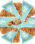 Sinless Snacks Keto Granola Bar, Sweet Subtle Vanilla Almond Snack, Chewy & Grain Free, 1g Sugar, 2g Net Carbs, Keto Snacks, Paleo Friendly, Gluten Free, No Sugar Added (12 Pack)