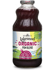 Lakewood Organic Pomegranate Blend 32 Fl Oz Pack of 6