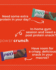 Power Crunch PRO Protein Wafer Bars Variety Pack in 4 Flavors 20 Ounce Bars 16 Count High Protein