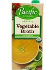 Pacific Foods Organic Low Sodium Vegetable Broth, 32 oz