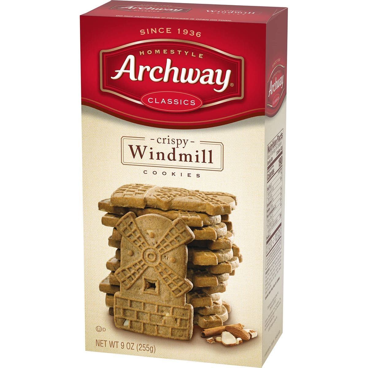 Archway Cookies Crispy Windmill 9 Ounce Count of 9 Pack of 1