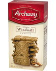 Archway Cookies Crispy Windmill 9 Ounce Count of 9 Pack of 1