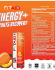 LIFEAID FITAID Energy, 200mg Natural Caffeine - 12-oz.Pack of 12