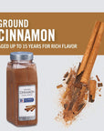 McCormick Culinary Ground Cinnamon, 18 oz - One 18 Ounce Container of Pure Ground Cinnamon Powder Perfect for Professional Use and Baking Cakes, Cookies, Pies, Custards, and Puddings