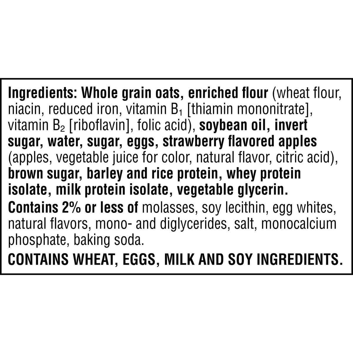 NutriGrain PowerFulls Soft Baked Oat Bites Protein Snacks Whole Grain Strawberry 56oz Box 4 Pouches