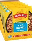 Tasty Bite Chickpea Biryani Rice Bowl Ready to Eat Microwaveable Gluten Free 7 Ounce Pack of 6