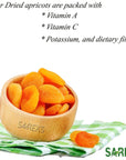 Sareks Premium Dried Apricot 16 oz in Resealable Bag  Unsweetened Turkish Dry Apricots NutrientRich Snack with No Added Sugar  Gluten Free NonGMO All Natural