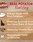 Idahoan Reduced Sodium Mashed Potatoes Buttery Homestyle 4 Ounce Pack of 12