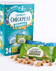 The Happy Snack Company Crunchy Chickpeas Variety Pack 24 x 1 oz  Sea Salt  Balsamic Vinegar Flavor and Lime  Cracked Pepper Flavor 5g Protein  120 Cals Gluten Nut  Dairy Free NonGMO and Vegan