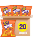 Takis Waves Intense Nacho, Nacho Cheese Flavored Cheesy Potato Chips, Multipack 20 bags, 2.5 Ounces Each