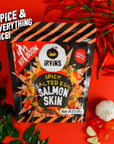 IRVINS Salted Egg Spicy "Hot Boom" Salmon Skin Chips Crisps 105g