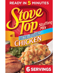 Stove Top Low Sodium Stuffing Mix for Chicken with 25 Less Sodium 6 oz Box