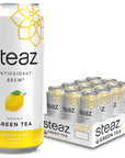 Iced Green Tea Unsweetened Lemon 16 Ounces Case of 12