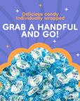 LaetaFood Arcor Crystal Clear Mints Hard Candy After Dinner Refreshing Drops 1 Pound Bag