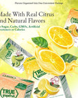 True Citrus Variety Pack  Natural Water Flavoring Packets with True Lemon True Lime True Orange True Grapefruit  100 Count Total with 25 counts of each Lemon Lime Orange Grapefruit