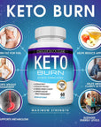 Toplux Keto Burn Pills Ketosis Weight Loss - 1200 Mg Ultra Advanced Natural Ketogenic Fat Burner Using Ketone Diet for Men Women 60 Capsules Supplement