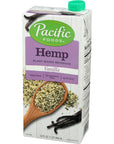 Pacific Foods Hemp Milk Vanilla 32oz