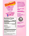 Starburst Singles To Go Powdered Drink Mix All Pink Strawberry 3 Boxes with 6 Packets Each  18 Total Servings SugarFree Drink Powder Just Add Water 6 count Pack of 3