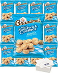 Grandmas Cookies Assortment 10ct Vanilla Creme Sandwich with Bay Area Marketplace Napkins